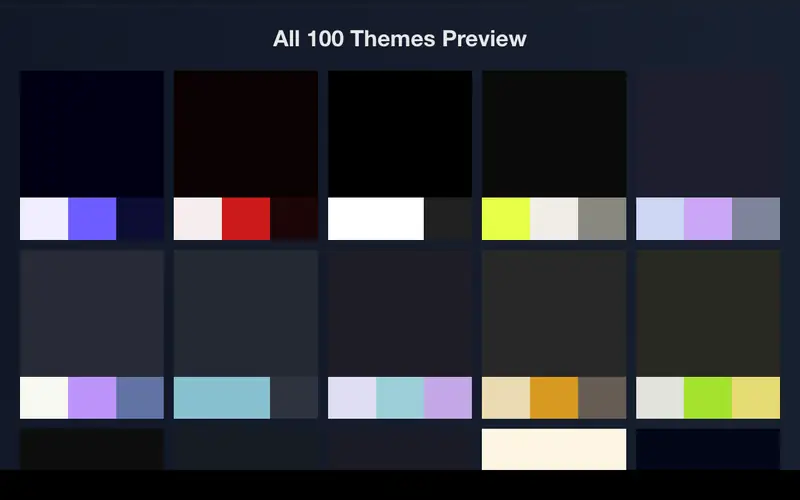 CodeSpeedTest — Theme gallery